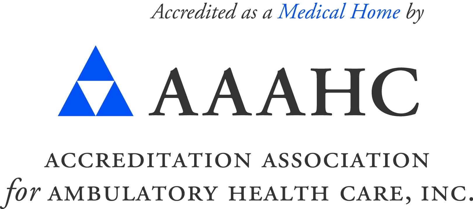 AAAHC Medical Home Logo - official